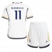 Billige Real Madrid Rodrygo Goes #11 Børnetøj Hjemmebanetrøje til baby 2023-24 Kortærmet (+ korte bukser)